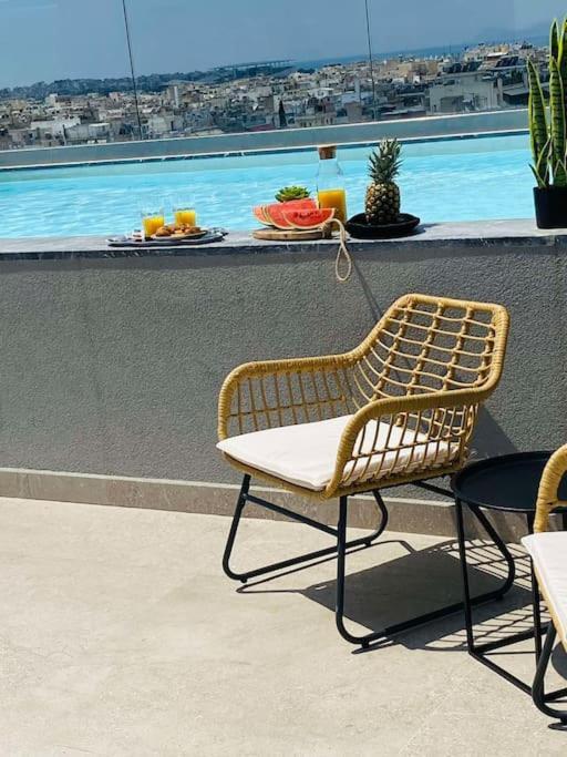 New 2Bd Aprt With Shared Rooftop Pool D3 Athen Eksteriør billede