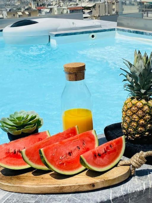 New 2Bd Aprt With Shared Rooftop Pool D3 Athen Eksteriør billede